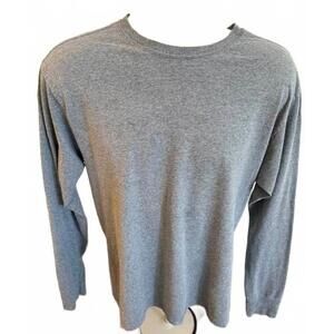 HAYNES X TEMP‎ MENS MEDIUM T SHIRT GRAY LONG SLEEVE